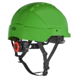 Zielony przemysłowy hełm ochronny ATRA 10V