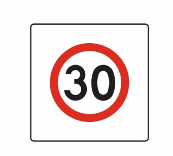 B-43 strefa ograniczonej prędkości
