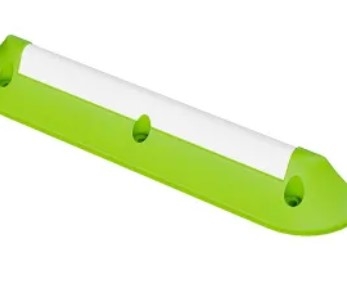 Stoper parkingowy zielony/biały 75x12x10 cm