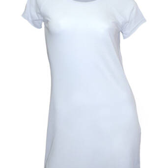 T-SHIRT DAMSKI SUBLI DRESS WHITE JHK