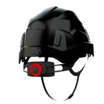 Czarny przemysłowy hełm ochronny ATRA 40