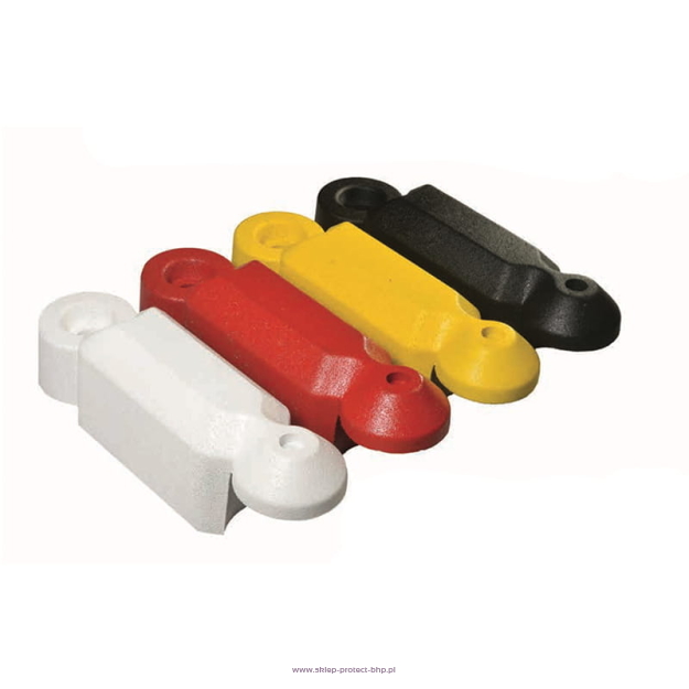 Czarny separator łańcuchowy