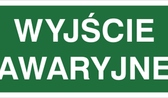 Wyjście awaryjne - Znak ewakuacyjny - AC006