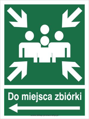 Znak ewakuacyjny AC041