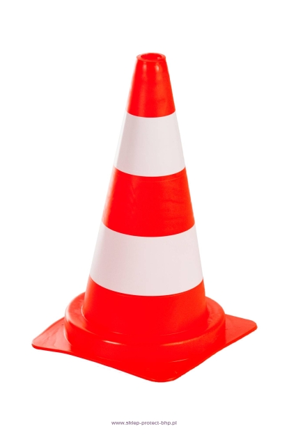 Pachołek drogowy odblaskowy 50 cm PCV U23