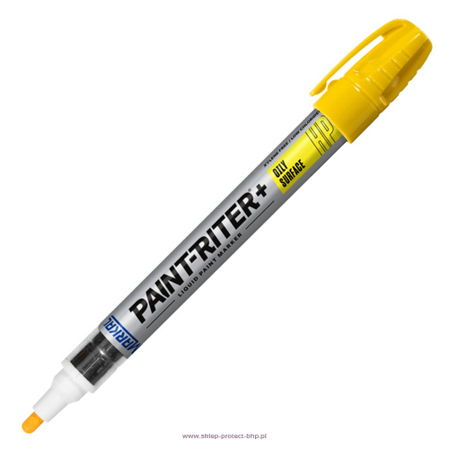 Żółty marker Paint Riter Oily Surface HP