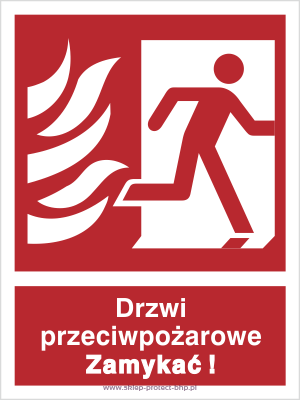 Znak przeciwpożarowy BB014