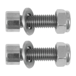 AT 150 - Punkt kotwiczenia (punkt kotwiczenia + zestaw montażowy do profilu stalowego 2 szt. M12x50 stal nierdzewna) - elementy mocowania