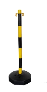 Słupek z podstawą MAG-2 czarno-żółty