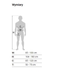Szelki bezpieczeństwa P-56mX - wymiary M-XL