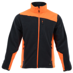 Pomarańczowo-grafitowy polar COMFORT PLUS - przód