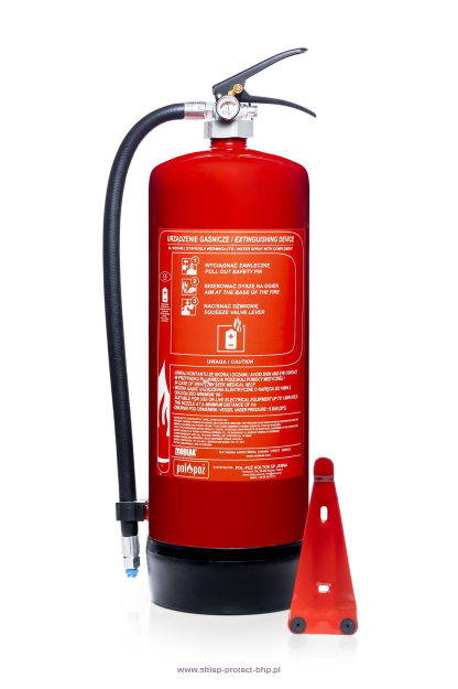 Gaśnica do gaszenia baterii litowych i akumulatorów 9L+wieszak MOBIAK