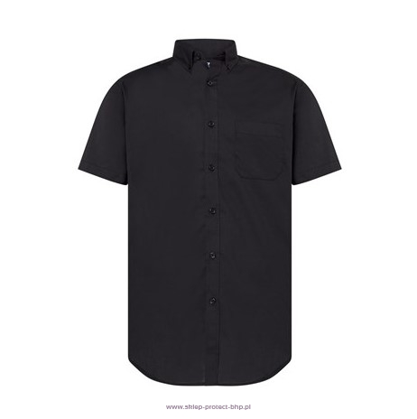 Czarna koszula męska SHA POPSS JHK