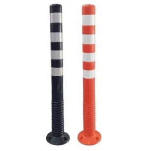 Słupek elastyczny T-flex 100 cm pomarańczowo-czarny