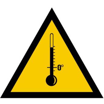 Ostrzeżenie przed wysokimi temperaturami - Znak BHP - JA007