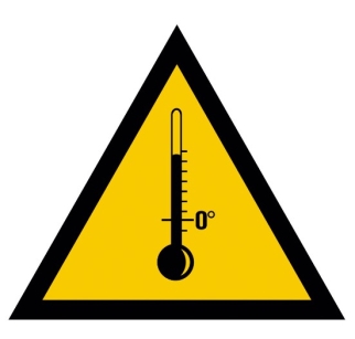 Ostrzeżenie przed wysokimi temperaturami - Znak BHP - JA007