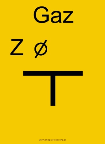 Tablica zawieradła mechanicznego na gazociągu JC001