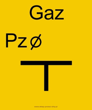 Tablica punktu załamania gazociągu JC009