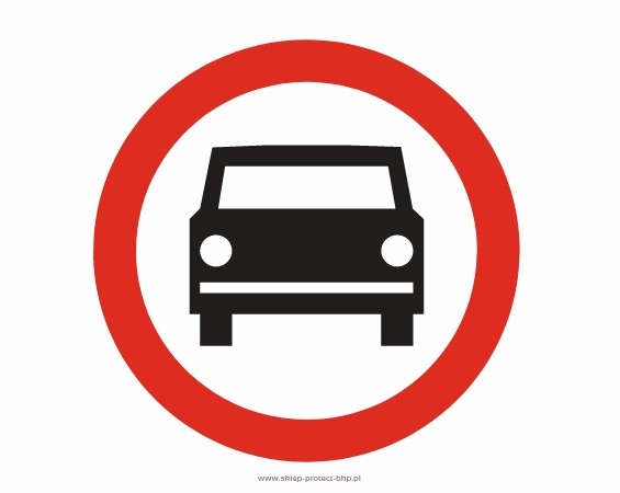 Znak zakazu B-3 400 mini