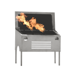 Symulator pożaru - maska samochodu