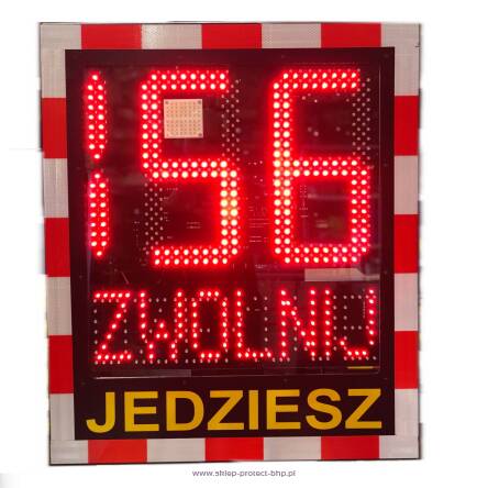 Radar prędkości SPEED LUX, solar