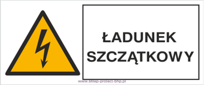 Ładunek szczątkowy - Znak elektryczny - HB011