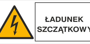 Ładunek szczątkowy - Znak elektryczny - HB011