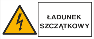 Ładunek szczątkowy - Znak elektryczny - HB011