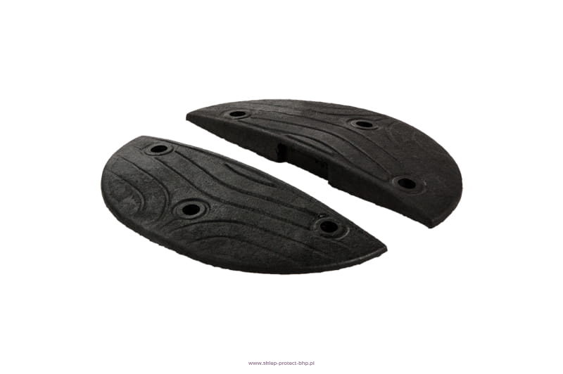 Czarne zakończenie progu podrzutowego SALAMANDRA