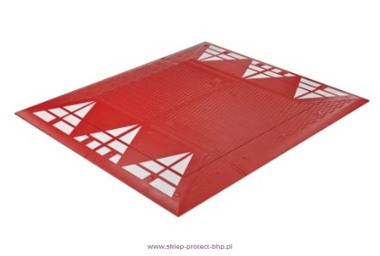 Próg zwalniający wyspowy 300x180x6,5 cm QUARTET komplet z akcesoriami
