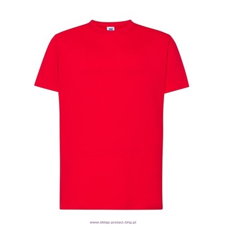 Czerwony T-SHIRT MĘSKI JHK TSRA 190 PREMIUM