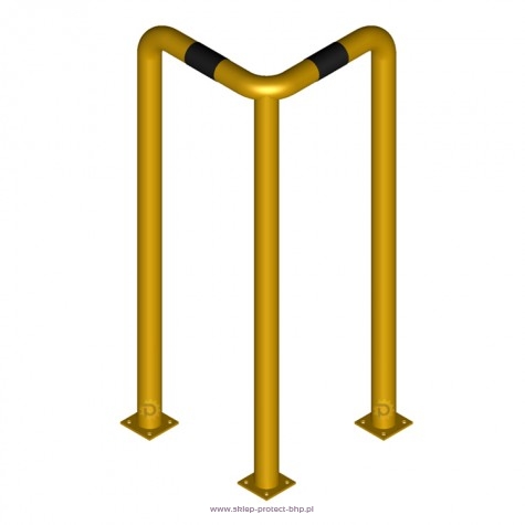Odbojnica typu L fi 76,1 500x500 mm