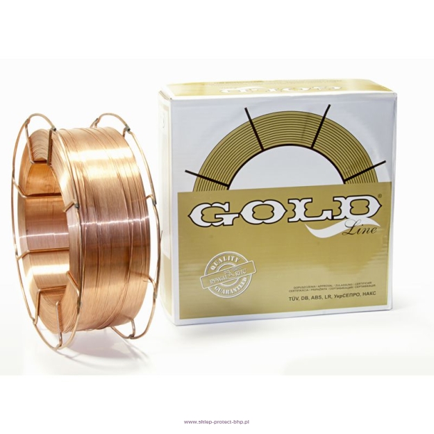 Drut elektrodowy GOLD G3Si1 (SG2) - szpula koszykowa 15 kg fi 1,2