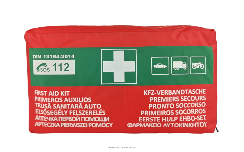 Apteczka samochodowa, saszetka DIN13164, EUROPA