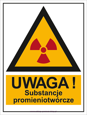 Znak BHP - JA013
