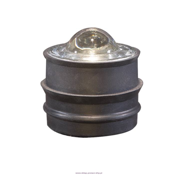 Szklany element odblaskowy LUX 2 - biały, wklejany