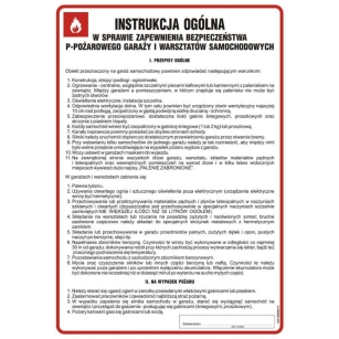 Instrukcja zapewnienia bezpieczeństwa ppoż - Instrukcja Przeciwpożarowa. Instrukcja Ppoż - DB004