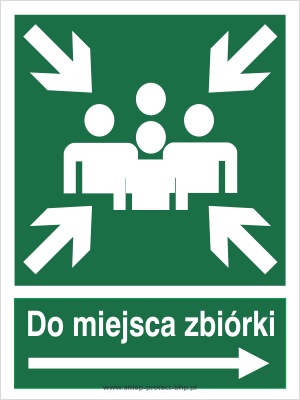 Znak ewakuacyjny AC042