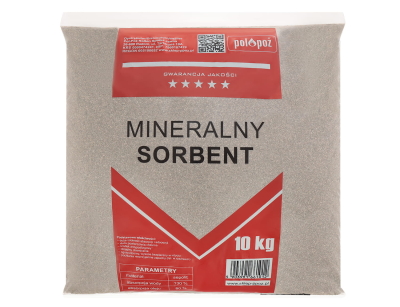 Uniwersalny mineralny sorbent SEPOLIT worek 10kg 0,25-1,18 mm