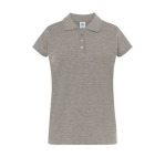 Szara koszulka damska polo POPL 200 JHK