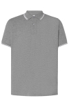 Szara koszulka polo 210 CONTRAST JHK