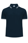 Granatowa koszulka polo 210 CONTRAST JHK