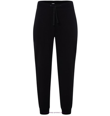 Czarne męskie spodnie dresowe JHK