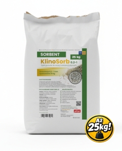 Uniwersalny mineralny sorbent KlinoSorb duży worek 25kg 0,2-1 mm