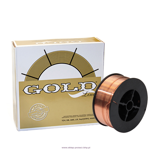 Drut elektrodowy GOLD G3Si1 (SG2) - szpula plastikowa 5 kg