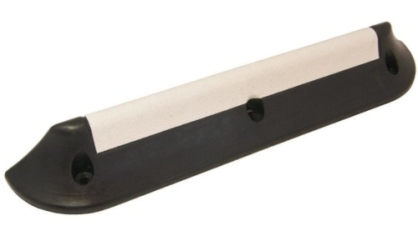 Stoper parkingowy 75x12x10 cm czarny/biały