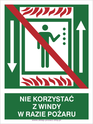 Znak ewakuacyjny AC028