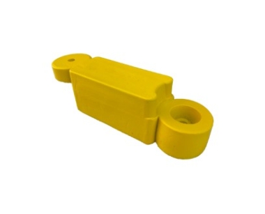 Separator łańcuchowy PVC żółty 44x16x16,5
