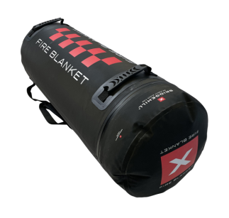 Koc gaśniczy Extreme Series M 3m x 3m do gaszenia hulajnóg , rowerów elektrycznych i akumulatorów + torba