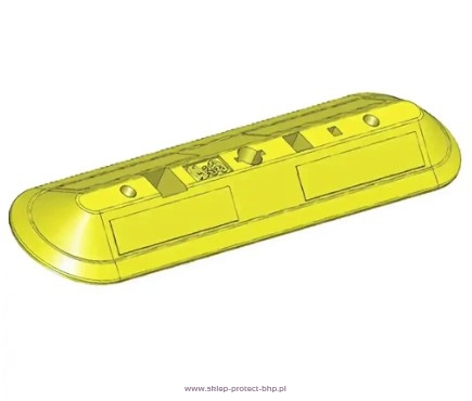 Żółty separator punktowy